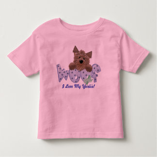 Camiseta De Bebé ¡Amo mi Yorkie!