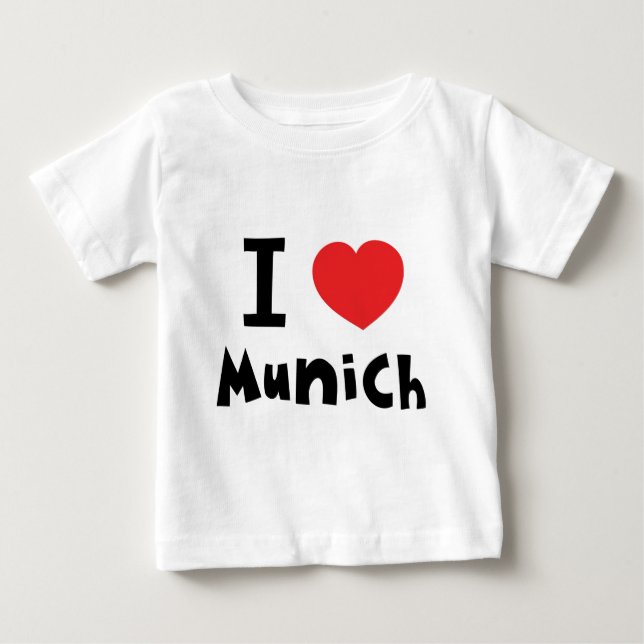 Camiseta De Bebé Amo Munich (Anverso)