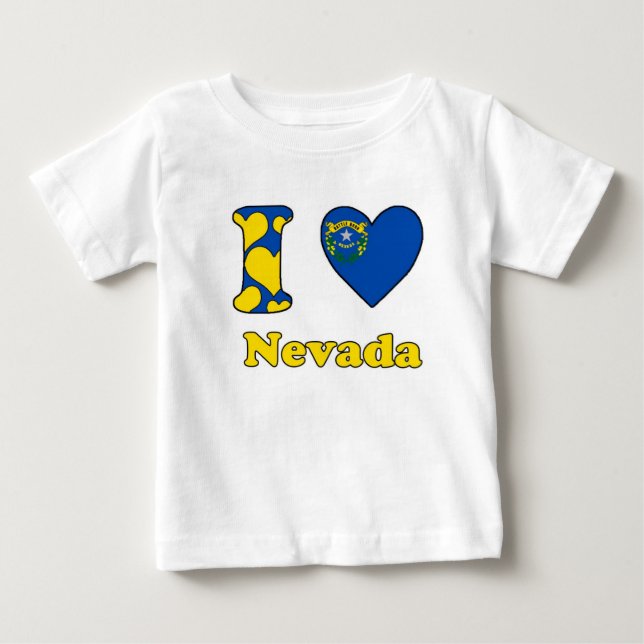 Camiseta De Bebé Amo Nevada (Anverso)