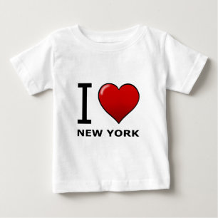 CAMISETA DE BEBÉ AMO NUEVA YORK