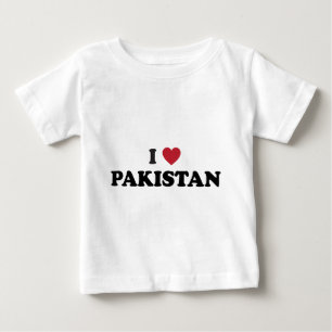 Camiseta De Bebé Amo Paquistán