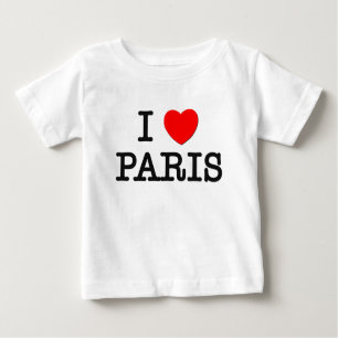 Camiseta De Bebé Amo París