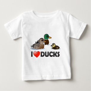 Camiseta De Bebé Amo patos