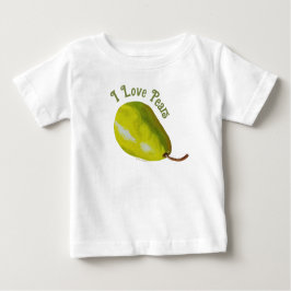 Camiseta De Bebé Amo Pears Baby T-Shirt