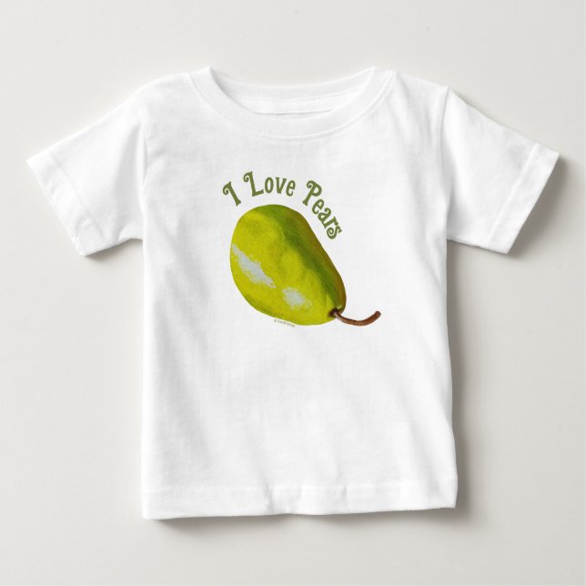 Camiseta De Bebé Amo Pears Baby T-Shirt (Anverso)