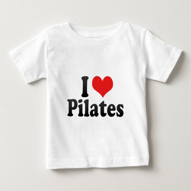 Camiseta De Bebé Amo Pilates (Anverso)