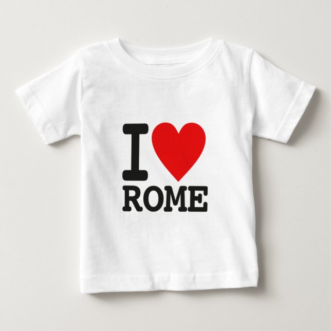 Camiseta De Bebé Amo Roma (Anverso)