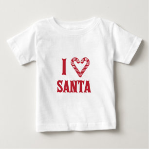 Camiseta De Bebé Amo Santa