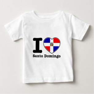 Camiseta De Bebé Amo Santo Domingo