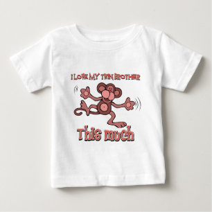 Camiseta De Bebé Amo tanto a mi hermana gemela