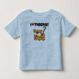 Camiseta De Bebé Amo tigres