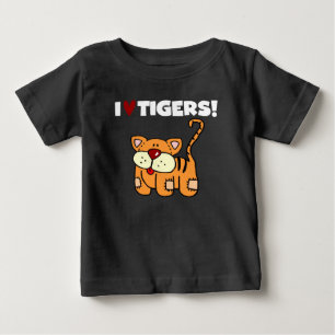 Camiseta De Bebé Amo tigres
