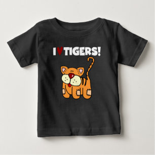 Camiseta De Bebé Amo tigres