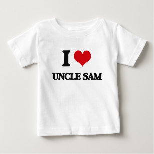 Camiseta De Bebé Amo tío Sam