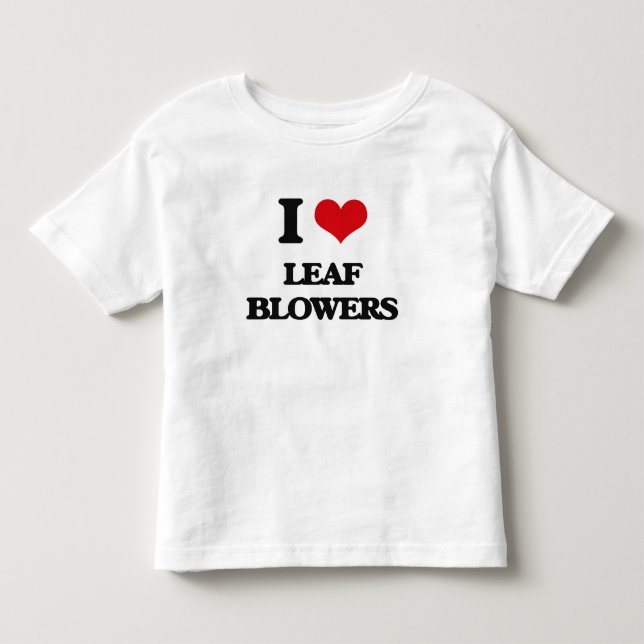 Camiseta De Bebé Amo ventiladores de hoja (Anverso)