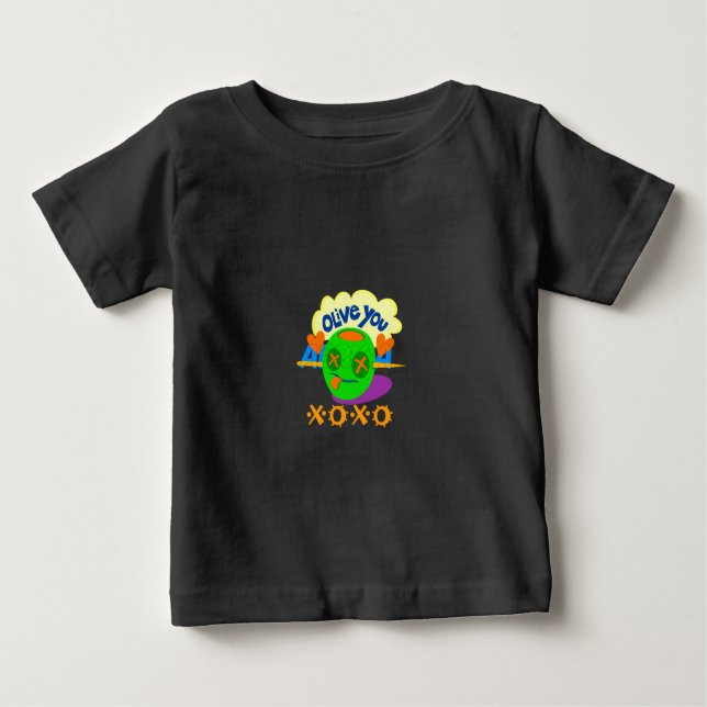 Camiseta De Bebé Amo XOXO África (Anverso)