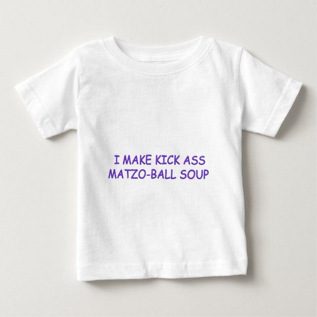 Camiseta De Bebé AMO y Passover Pesach de MATZO-BALL (Anverso)