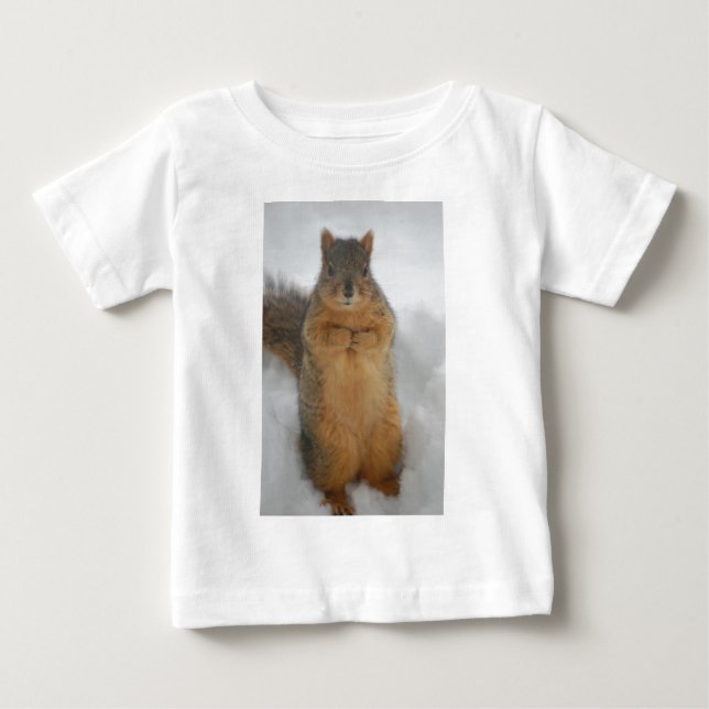 Camiseta De Bebé Amor a las ardillas (Anverso)