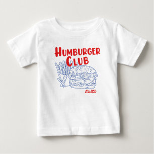 Camiseta De Bebé Amor a las hamburguesas