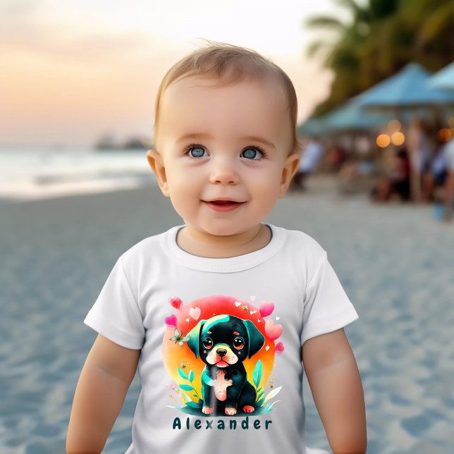 Camiseta De Bebé Amor a los cachorros (Subido por el creador)