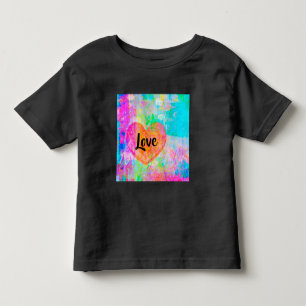 Camiseta De Bebé Amor al corazón del Boho