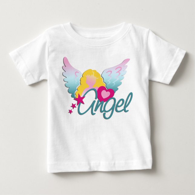 Camiseta De Bebé Amor de Ángeles (Anverso)