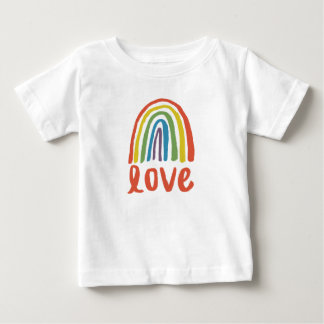 Camiseta De Bebé Amor de Arcoíris