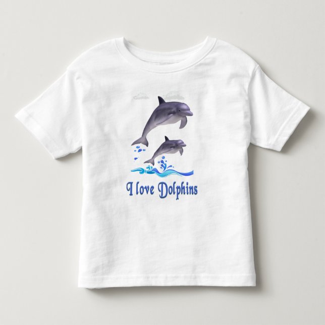 Camiseta De Bebé Amor de delfines (Anverso)
