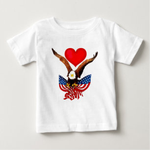 Camiseta De Bebé Amor de EEUU_