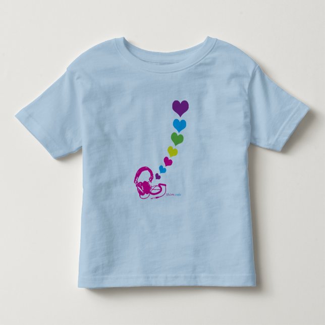 Camiseta De Bebé Amor de la música (Anverso)