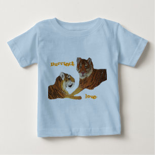 Camiseta De Bebé Amor de Purrfect de los tigres