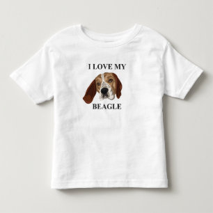 Camiseta De Bebé Amor del beagle