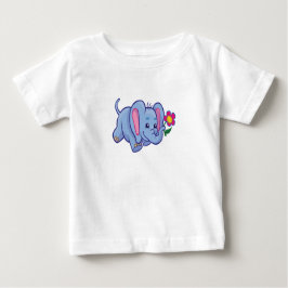Camiseta De Bebé Amor elefante