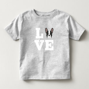 Camiseta De Bebé Amor francés  Bulldog francés de corte