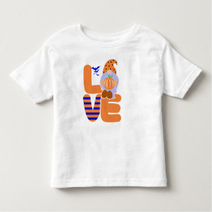 Camiseta De Bebé Amor lindo, calabaza Imprimir Halloween Gnomes Tod