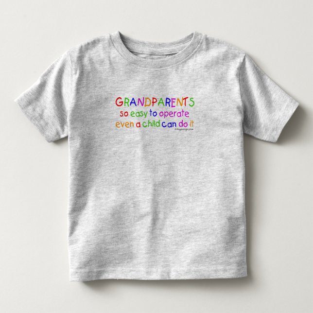 Camiseta De Bebé Amor lindo de los abuelos (Anverso)