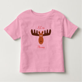 Camiseta De Bebé Amor Moosey de Head_I de los alces
