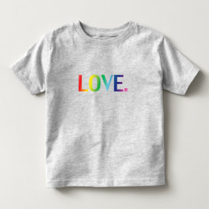 Camiseta De Bebé Amor, orgullo lgbt lgbtq colores arcoiris