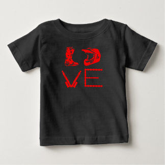 Camiseta De Bebé Amor por la bicicleta de tierra regalo divertido p
