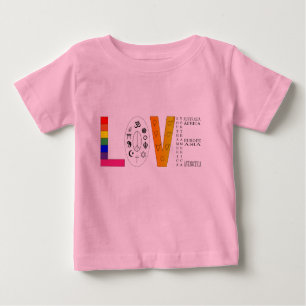 Camiseta De Bebé Amor universal
