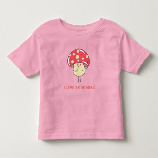Camiseta De Bebé Amor y hongos