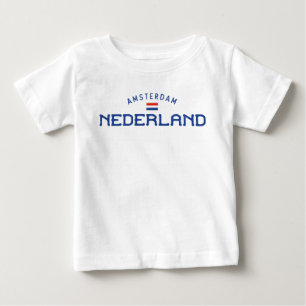 Camiseta De Bebé Ámsterdam Nederland (Países Bajos) en problemas