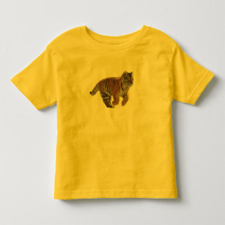 Camiseta De Bebé Amur Tiger Cub Fantasy Art Kids Wildlife Shirt