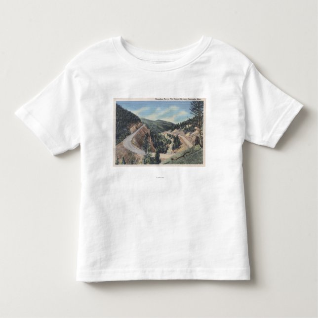 Camiseta De Bebé Anaconda, Montana - curva de herradura (Anverso)