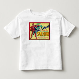 Camiseta De Bebé Anacortes, etiqueta del caso de los salmones de