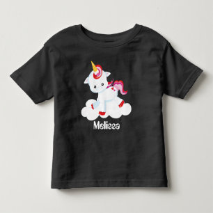 Camiseta De Bebé Añadir el nombre de los chicas pequeños unicorn ho