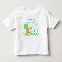 Camiseta De Bebé Añadir la ilustración de su hijo a esto