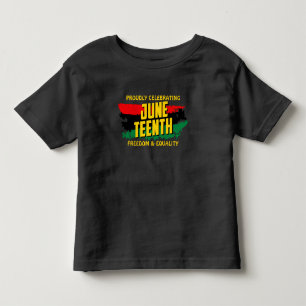Camiseta De Bebé Añadir nombre Editar texto celebrando la libertad