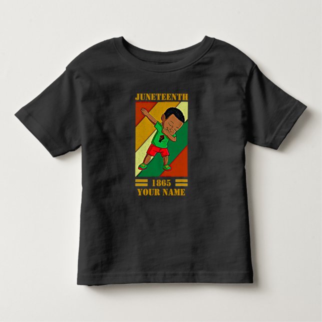 Camiseta De Bebé Añadir nombre Editar texto Diecinueve de junio Dab (Anverso)