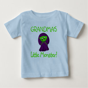 Camiseta De Bebé Añadir nombre/título, abuelo, pequeño monstruo de